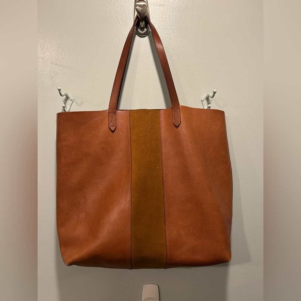 Madewell Transport Tote in Brown Leather
